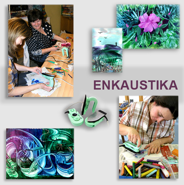 Kurz ENKAUSTIKA 1 - Malba voskem - žehlička a pero