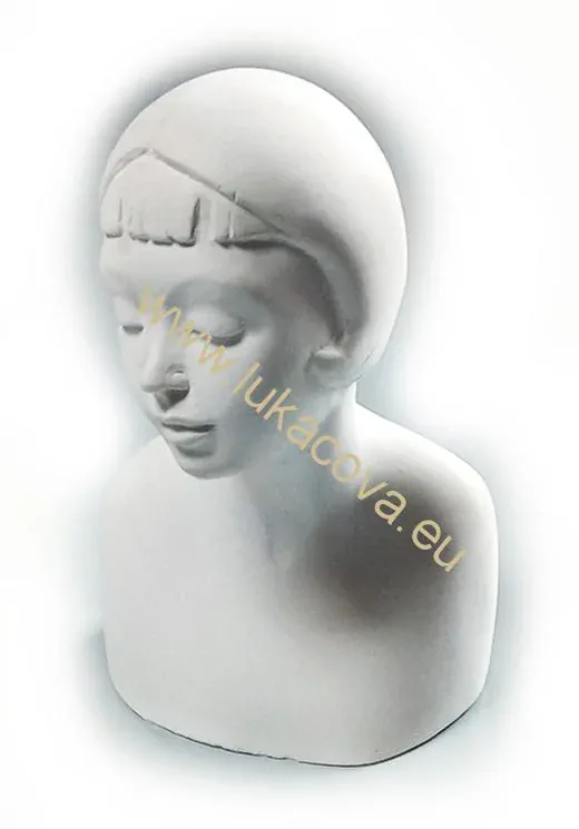 Sádrová hlava bysta MATA, 10x6cm (4148)