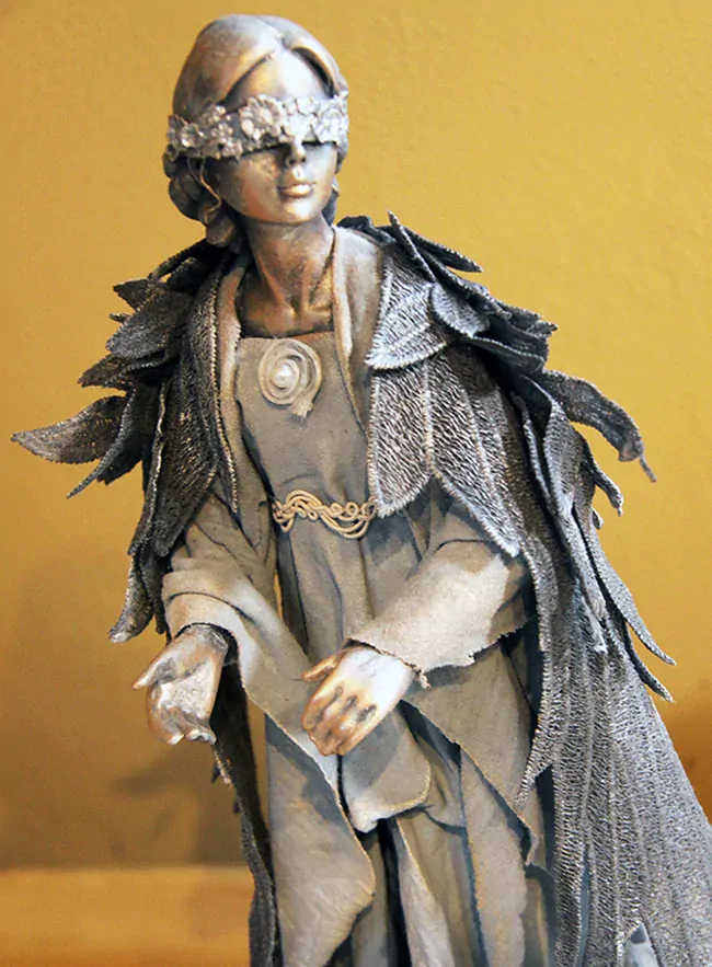 Sádrová hlava bysta THEMIS, 10x6,cm (4201)