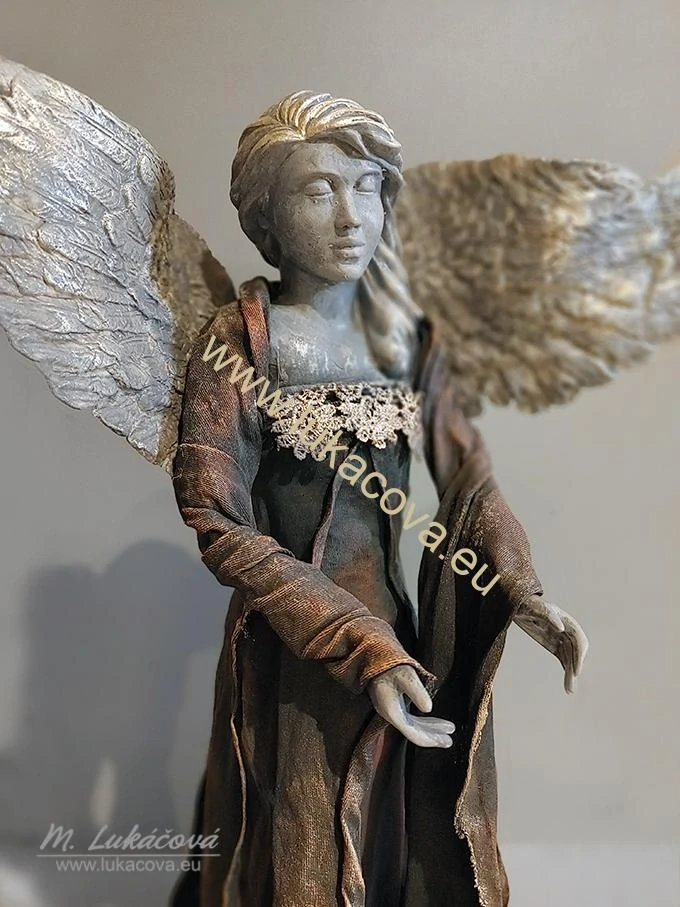 Sádrová hlava bysta ELA, 12x7cm (4254)