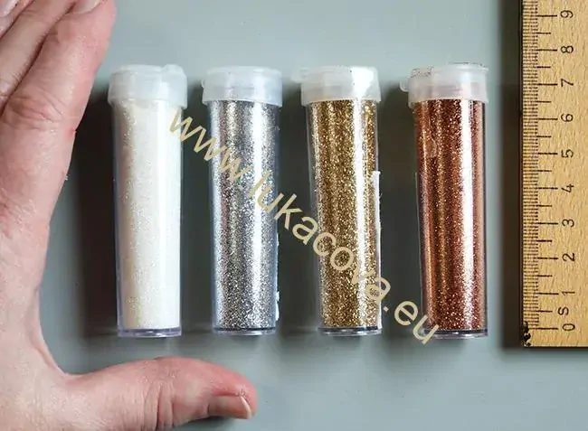 GLITRY jemné sypané - 7g, 4 barvy