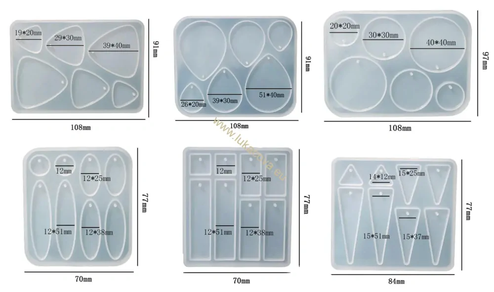 Silikonová forma - TROJÚHELNÍKY