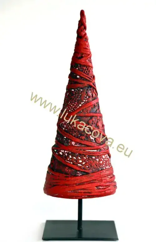 Podstavec stojan kovový černý, 1 trn - 12x12cm, výška 13cm (0169)