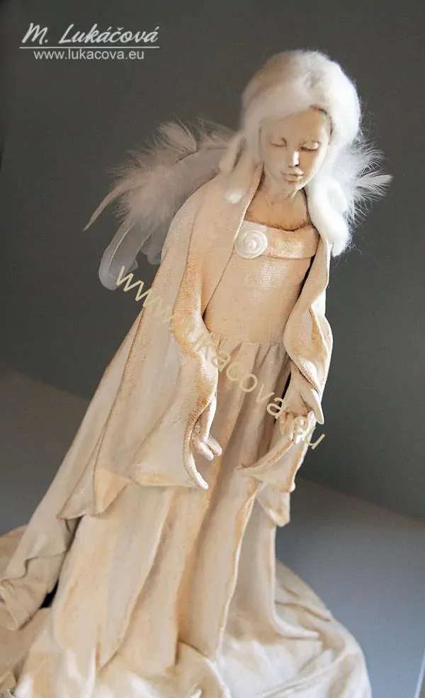 Sádrová hlava bysta MAGDA, 12x6cm (4170)