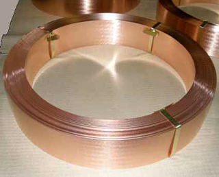 Měděný plech - síla 0,3mm, š.15cm - měkký, 28kg+