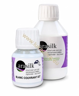 Barva na hedvábí - MÍCHACÍ BÍLÁ 027, 50ml a 250 ml