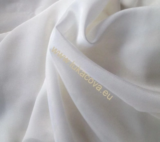 ROLE - 100% hedvábí metráž - KREPDEŠÍN 12 (Crepe de Chine), různé šířky