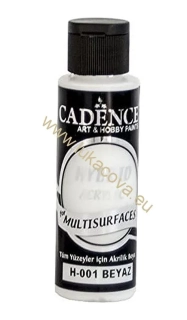 Cadence AKRYL HYBRID barva na všechny povrchy, 120ml - bílá